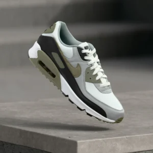air max 90 baskets basses summit white/silver coloured sage/light pumice/black/white