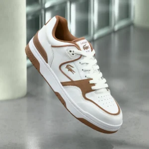 baskets basses white/brown