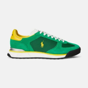sneaker unisex baskets basses green/yellow
