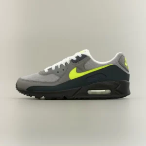air max 90 amd unisex baskets basses black/neon yellow/anthracite/light charcoal/pearl grey/white