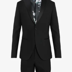 basic plain tux costume black