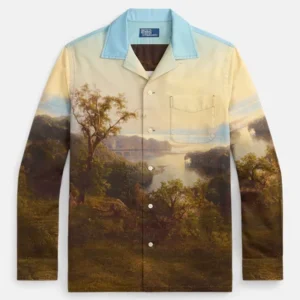shirt chemise 7080 hdsn river scene