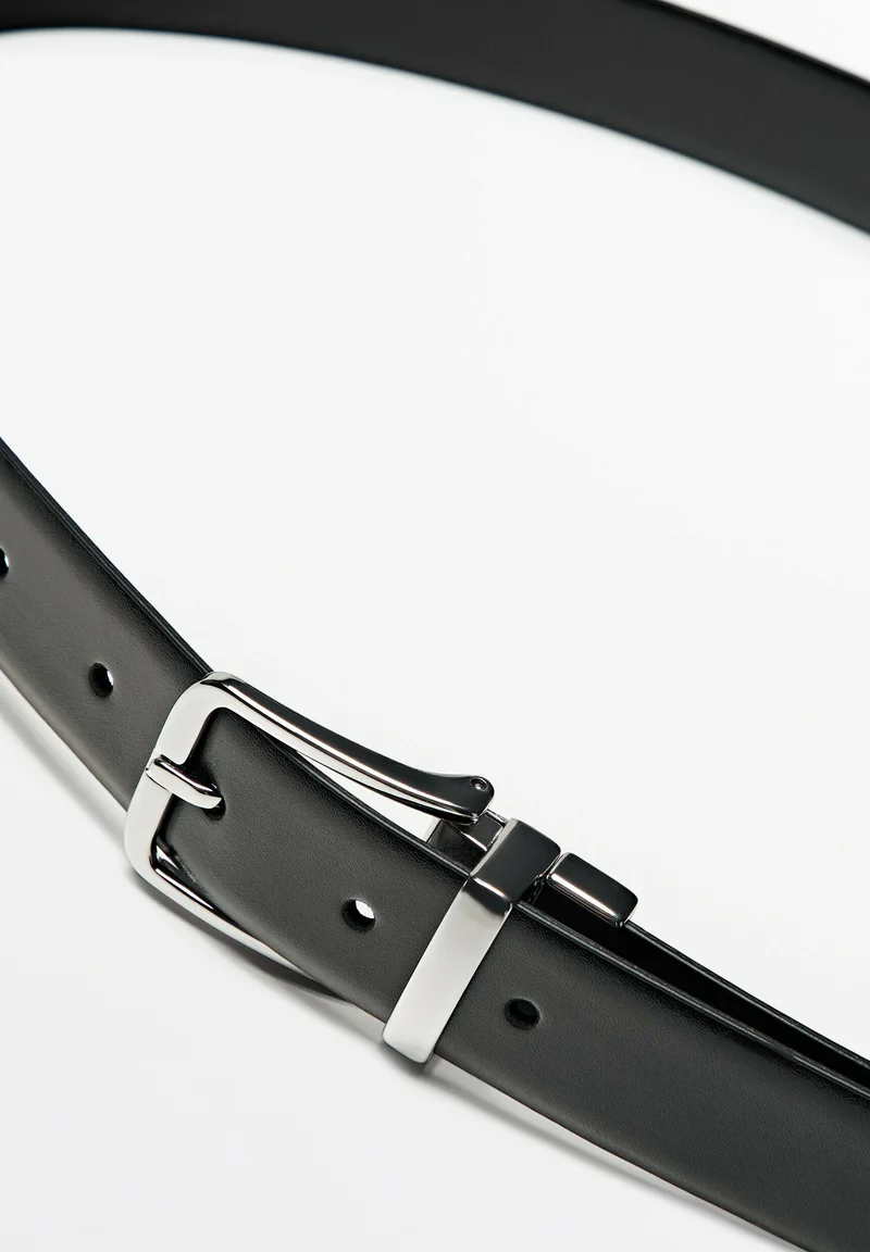 reversible nappa ceinture black reversible nappa ceinture black