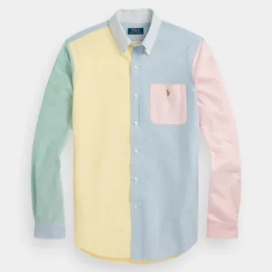 chemise multi coloured