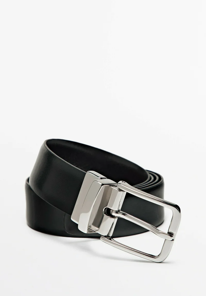 reversible nappa ceinture black reversible nappa ceinture black
