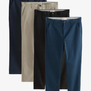 stretch 4 pack . chino black navy stone blue