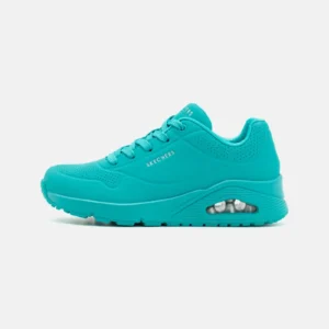 skechers baskets basses turquoise